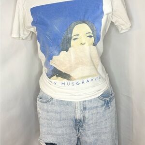 White Kacey Musgraves Music Short Sleeve Tee